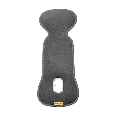 Image de AeroMoov Assise Air Layer Evite à Votre Enfant de transpirer Groupe 0 Le siège Auto ou la Poussette Coton Bio Anthracite