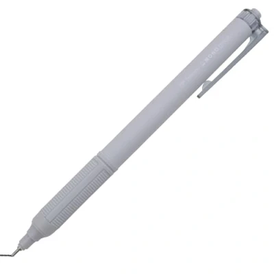 Image de Tombow MONO graph Lite stylo à bille, corps gris foncé, encre noire, pointe précise rétractable, écriture souple, grip ergonomique [BC MGLE7 04BL]
