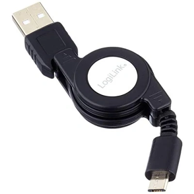Image de LogiLink CU0090 câble USB 0,75 m 2.0 A Micro B Noir