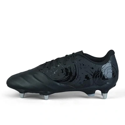Image de Canterbury Mixte Phoenix Genesis Team Bottes, Black/Silver Metallic, 43 EU