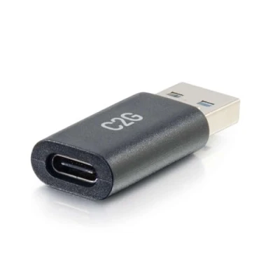 Image de C2G Adaptateur USB C Femelle vers A mâle SuperSpeed 5 Gbit/s, Compatible avec Smartphones, tablettes et Ordinateurs Portables