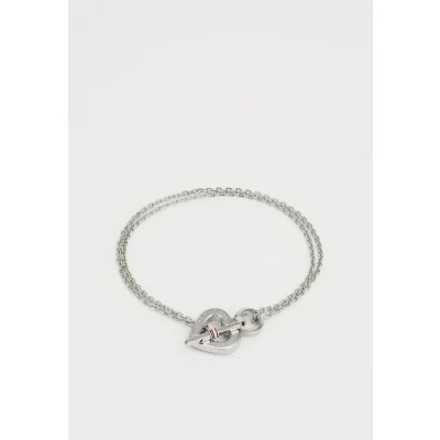 Image de Tommy Hilfiger Toggle Heart Bracelet silvercoloured, Femme, Taille: One Size, Silver coloured