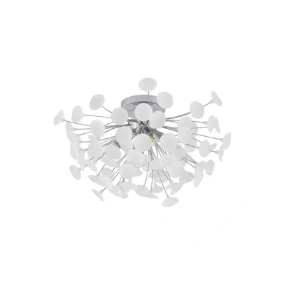 Image de Lindby Plafonnier Yurina à intensité variable (Moderne) en Argent Métal e. a. pour Salon &amp; Salle manger (à 4 lampes, E14), Luminaire Plafonnier, Lampe Plafond, Eclerage Eclairage