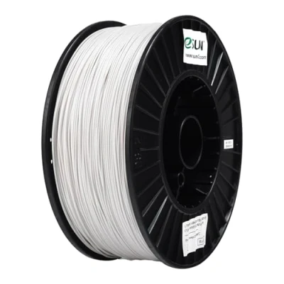 Image de eSUN ABS+ Filament 1.75mm, Imprimante 3D ABS Plus, Précision Dimensionnelle +/ 0.05mm, 2.5KG Bobine d&#039;impression pour 3D, Blanc Froid