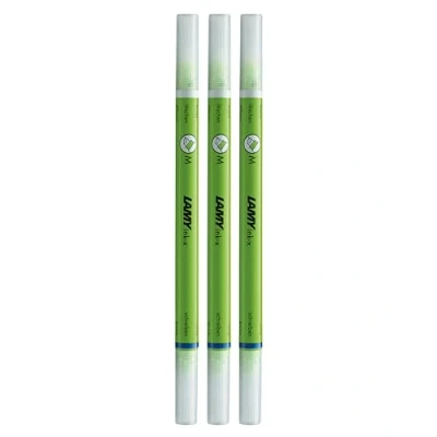 Image de LAMY Lot de 3 effaceurs en plastique avec pointe effaceur et correction Uniquement pour effacer l&#039;encre bleu roi