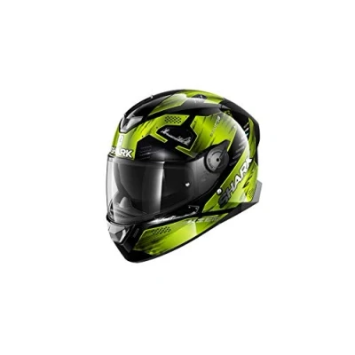 Image de SHARK, Casque intégral Skwal 2 Venger noir jaune KYK Taille XS