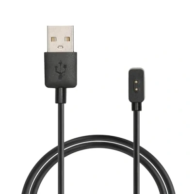 Image de kwmobile Câble USB compatible avec Xiaomi Mi Smart Band 9 / 8 Pro/Redmi Watch 3 Active rechange chargeur fitness tracker montre connectée noir