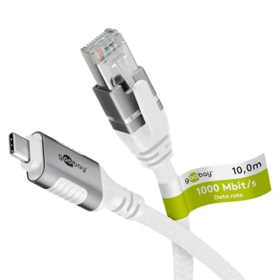 Image de Câble Ethernet USB C™ 3.1 vers RJ45, 10 mètres Marque Modèle réseau Longueur