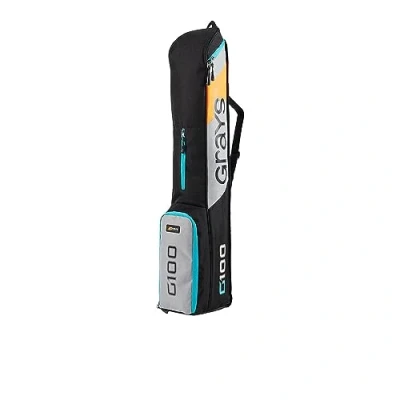 Image de GRAYS Hockey G100 Stickbag AW23, noir/argent/bleu, M