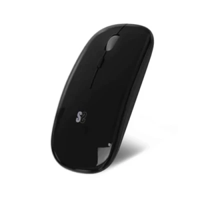 Image de SUBBLIM Souris Optique sans Fil Bluetooth 2.4G, Double Plat pour PC, Ordinateur Portable, Mac, 4 Boutons, molette de défilement, Ultra Mince et Ergonomique, silencieuse, 1600 PPP, ambidextre, Noir