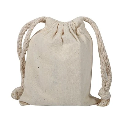 Image de sacs réutilisables de coton produit réutilisable lavable, stockage cordon organique pour le casse croûte d&#039;emballage, sac à la maison, provisions (10 * 12cm)