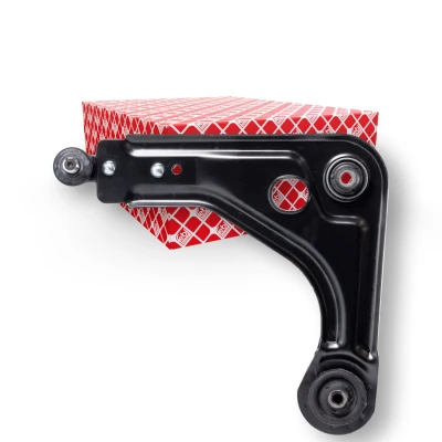 Image de FEBI BILSTEIN 05639 Bras de suspension avec roulement Essieu avant gauche, inférieur barre oscillant transversal Tôle d&#039;acier FORD: FIESTA 3