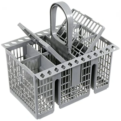 Image de Spares2go Panier à couverts pour lave vaisselle Cage universelle compatible avec Hotpoint, Indesit, Ariston, Whirlpool C00257140 C00260860 C00386607 (poignée amovible)