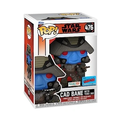 Image de Funko Pop! Star Wars: Cad Bane with Todo (NYCC/Fall Con) The Bad Batch Figurine en Vinyle à Collectionner Idée de Cadeau Produits Officiels Jouets pour Les Enfants et Adultes
