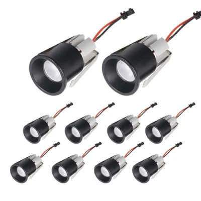 Image de Lot de 10 mini spots encastrables d’une puissance 3 W pour plafonnier à LED Cree 3000K