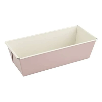 Image de Dr. Oetker Moule à Cake 25 cm, gâteau Royal de la série Modern Baking Design rétro avec revêtement antiadhésif qualité supérieure renforcé en céramique Bicolore (Couleur : Rose/crème),