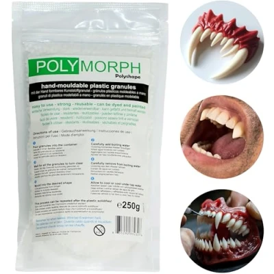 Image de Polyshape Polymorph plastique modelable 250g (polymorphe, plastimake, instamorph)