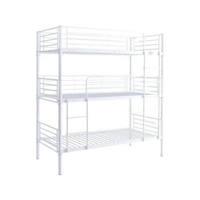 Image de Lit triple superposé &quot;Havin&quot; 90 x 190 cm Blanc