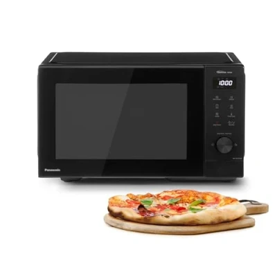 Image de Panasonic NN GD35QBEPG 29L Four à micro ondes grill, 1000 W, décongélation automatique, cuisson combinée, minuterie, noir