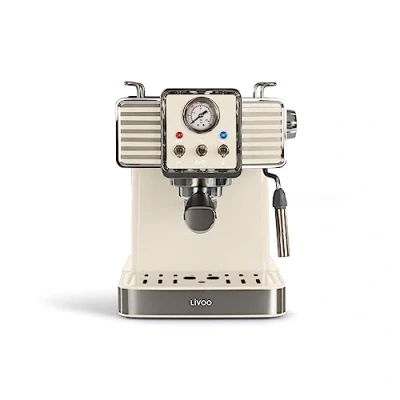 Image de Livoo Machine à café expresso DOD174C 15bars, moulu et dosette ESE, 1,5L, 1350W