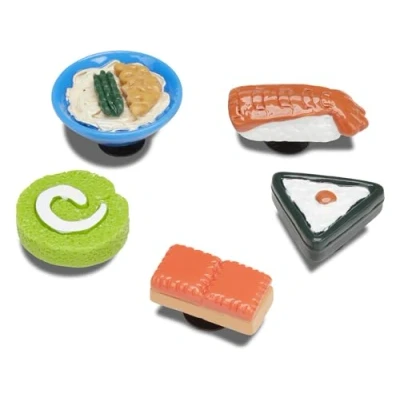 Image de Crocs 3D MINI Sushi Party 5 PACK Unisex Idée cadeau, Taille: One Size, Multi