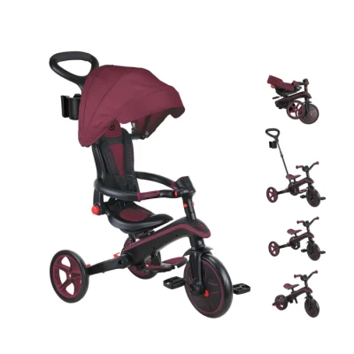 Image de Trike Explorer Foldable 4 en 1 Bordeaux