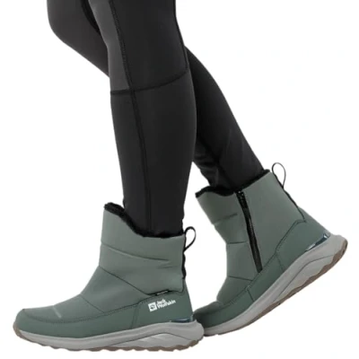 Image de Jack Wolfskin Femme Dromoventure Texapore Bottines W Bottes d&#039;hiver, Vert Ardoise, 39 EU