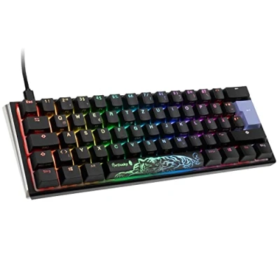 Image de Ducky One 3 Classic Mini clavier Jouer USB Allemand Noir, Blanc Neuf
