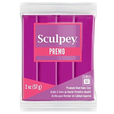 Image de Sculpey Premo Pâte à Modeler, Fuchsia, Fuchsia