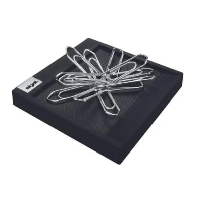 Image de SIGEL SA536 Cintano S Distributeur de Trombones 75 x 11 mm Noir