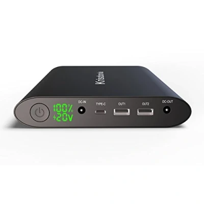 Image de Krisdonia 50000mAh Batterie Externe pour PC, Mac, Smartphone Power Bank avec Display LED 2X USB (Quick Charge 3.0) 1x Type C DC Chargeur Portable Ordinateur/Notebook/Tablet/iPad...