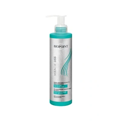 Image de Biopoint Miracle Liss Crème Cheveux Sans Rinçage Lisse 72 h Action Ultraliscente, Nutritive et Disciplinante Contre l&#039;Effet Crêpe 200 ml