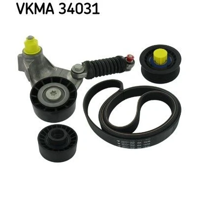 Image de SKF VKMA 34031 Jeu de courroies trapézoïdales à nervures FORD: Transit Mk5 Van, Сamion Plateau/Сhâssis, Minibus