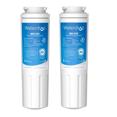 Image de 2X Waterdrop UKF8001 Filtre à Eau pour Réfrigérateur, Remplacement UKF8001, Amana, Jenn Air PUR Puriclean II, UKF8001AXX, UKF9001, Whirlpool 4396395, EDR4RXD1, Viking RWFFR
