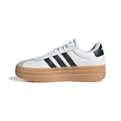 Image de adidas Femme VL Court Bold Shoes Chaussures, FTWR White/Core Black/Wonder Beige, 39 1/3 EU