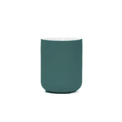 Image de douceur d&#039;intérieur, Gobelet (Diamètre 7.3 x 9.5 cm) Mambo Emeraude, Grès Soft Touch