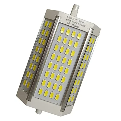 Image de LED ATOMANT Ampolue R7S 118mm 30W Réglable, Couleur Blanc Froid (6500K), 3000 Lumens, Angle d&#039;ouverture de 360 degrés