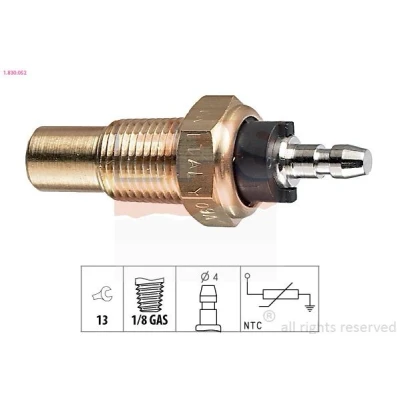 Image de EPS 1.830.052 Sonde De Température Liquide Refroidissement Made in Italy OE Equivalent HONDA: Civic 6 Hatchback, V 3/5 portes, CRX 3