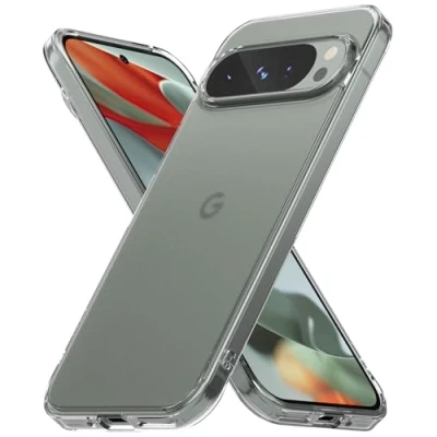 Image de Ringke Coque Compatible avec Google Pixel 9 Pro/Pixel [Fusion Matte] Translucide Ultra Fine Back Souple Bumper Étui Antichoc Protection Case Accessoires Matte Clear