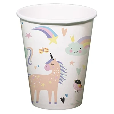 Image de Gobelets Licorne et Arcs en ciel 250ml 6 pièces