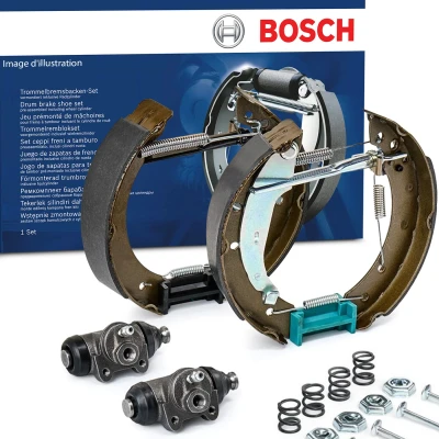 Image de BOSCH 0 204 114 667 Kit de freins, freins à tambours avec accessoires, cylindre roue CITROËN: Jumpy II Van, MPV