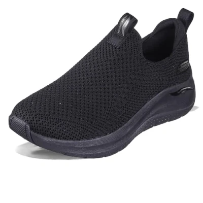 Image de Skechers Femme Arch FIT 2.0 Chaussures, Noir et Noir, 38 EU