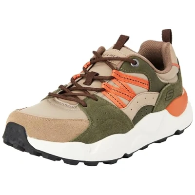 Image de Skechers Homme Dortoir Bendino Baskets, Taupe Multi Daim Nylon, 44 EU