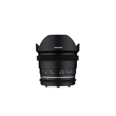 Image de Samyang MF 14 mm T3,1 VDSLR MK2 Canon RF Objectif Ultra Grand Angle pour Monture RF, Distance focale Fixe de mm, Couronne dentée Plein Format et résolution APS C 8K