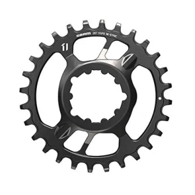 Image de SRAM X Sync 2 Acier Montage Direct 6 Mm Décalage Aigle Chainring Unisex Adult, Noir, 32t