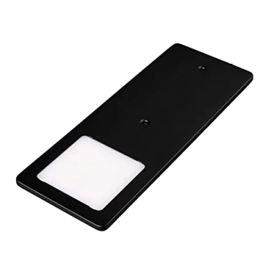 Image de kalb LED sous le comptoir noir 5W lampe de cuisine très plat spot encastrable, sélection:1 set blanc chaud (1 chaud)