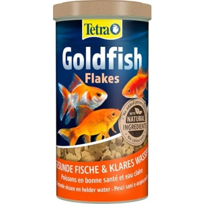 Image de TETRA Aliment Complet en Flocons Pour Poissons Rouges et d&#039;Eau Froide Avec Couvercle Doseur 1 Litre