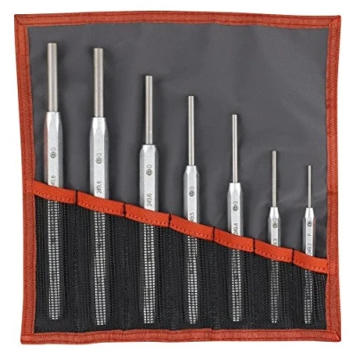 Image de Facom Jeu de Chasse Goupilles 251A.JT9 Jeux d&#039;Outils Frappe Kit Outillage Pose ou Extraction d&#039;un Élément Bloquant Matériau Robuste et Durable Présentation en Trousse