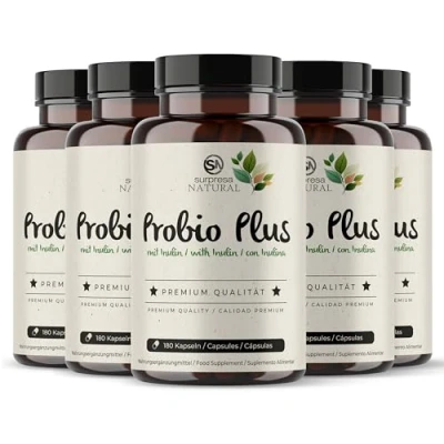 Image de Complexe Probio Plus avec inuline 180 gélules gastro résistantes 20 milliards d&#039;UFC par dose journalière, entre autres des bactéries lactiques, bifidobactéries pour la flore intestinale (5)