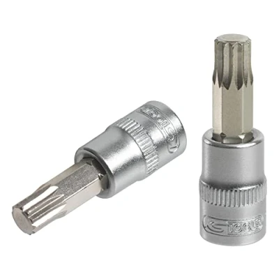 Image de KS Tools 922.1444 Douille tournevis XZN® 1/4&#039;&#039;, L.37 mm M7 Gamme ULTIMATE® En Chrome Vanadium Finition chromée satinée
